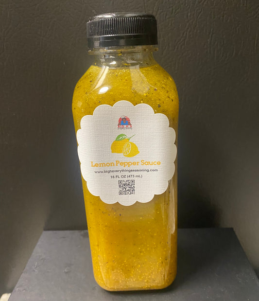 Big H's Lemon Pepper Sauce -16oz.